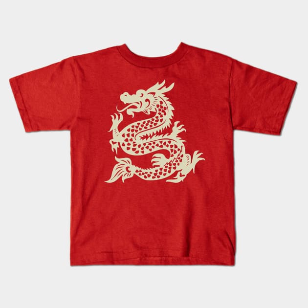 Ancient Mystic Fusion Dragon Kids T-Shirt by mythicthreads